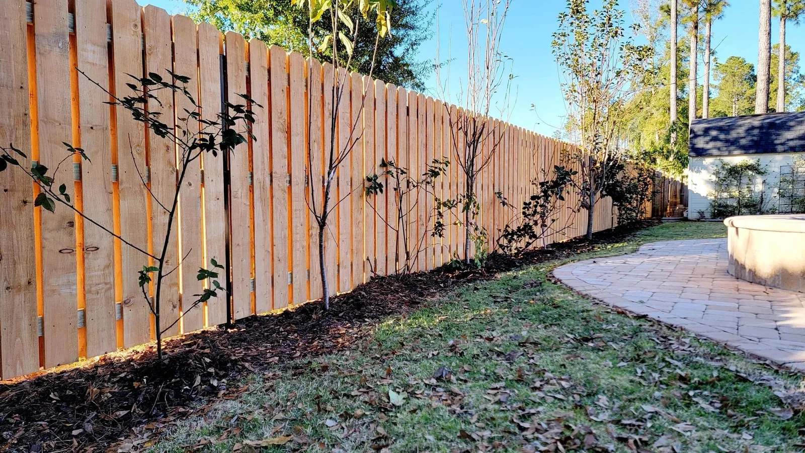 Fence installed by Linear Excellence Fencing